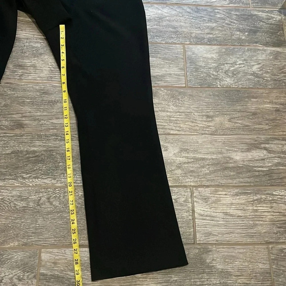 Talbots Curvy fit Flare pant trousers Black Women’s size 8 Business casual - Picture 10 of 14